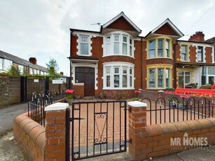 3 bedroom end of terrace house for sale in Birchfield Crescent, Victoria Park, Cardiff CF5 1AE, CF5