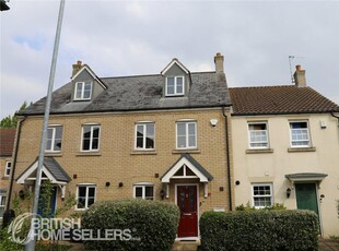 3 bedroom terraced house for sale in George Alcock Way, Farcet, Peterborough, Cambridgeshire, PE7