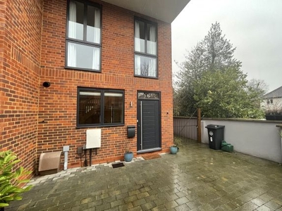 Terraced house to rent in Canalside Mews, Woking, Surrey GU21