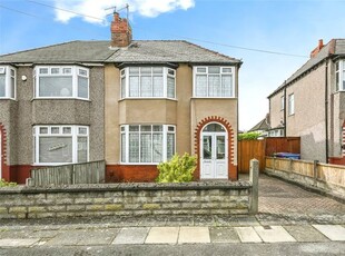 Semi-detached house for sale in Lovelace Road, Liverpool, Merseyside L19