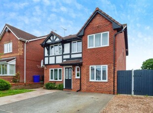 Detached house for sale in Beverley Close, Wrexham, Clwyd LL13