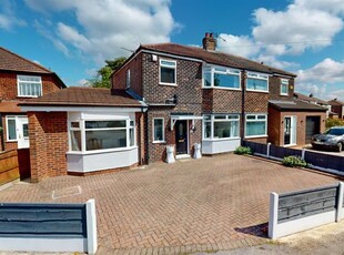 Semi-detached house for sale in Aldermere Crescent, Urmston, Manchester M41