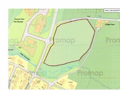 Land for sale in Opp Parc Derwen Fawr, Business Park, Llanidloes, Powys SY18