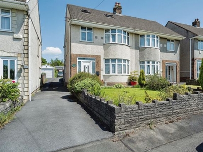 Semi-detached house for sale in Peniel Green Road, Llansamlet, Swansea SA7
