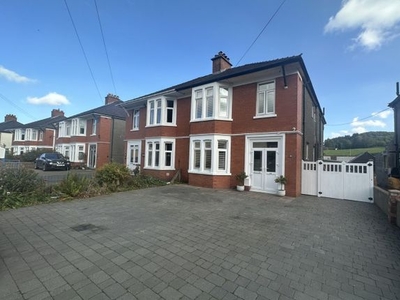 Semi-detached house for sale in St Davids Crescent, Brecon LD3