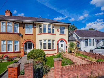 Semi-detached house for sale in The Crescent, Fairwater, Cardiff CF5