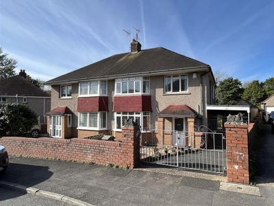 Semi-detached house for sale in Warwick Road, Derwen Fawr, Swansea SA2
