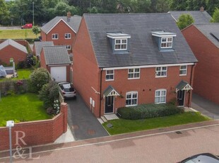Semi-detached house for sale in Glastonbury Close, Edwalton, Nottingham NG12