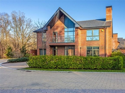 Detached house for sale in Churchill Drive, Longcross, Chertsey, Surrey KT16