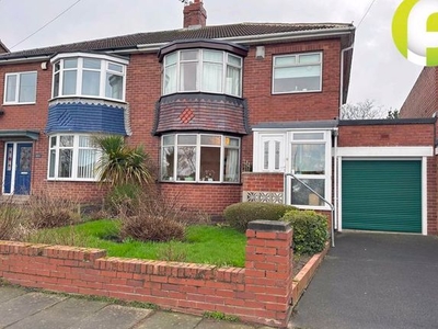 Semi-detached house for sale in Cornhill Crescent, North Shields NE29