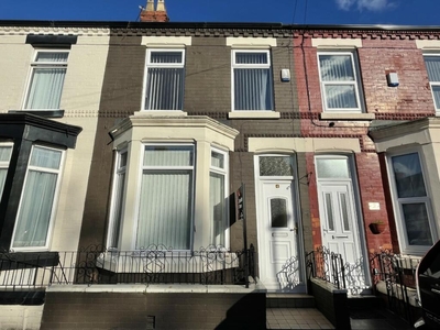 3 bedroom terraced house for rent in Whitland Road, Liverpool, Merseyside, L6