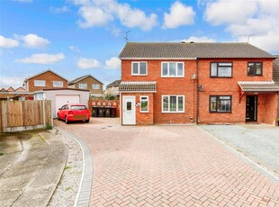 3 bedroom semi-detached house for sale in Cornwall Road, Greenhill, Herne Bay, Kent, CT6