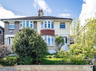 Semi-detached house for sale in Hill View Road, Bath, Somerset BA1