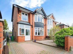 Semi-detached house for sale in Mauldeth Road, Burnage, Manchester, Greater Manchester M19