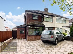 Semi-detached house for sale in Halewood Drive, Woolton, Liverpool L25
