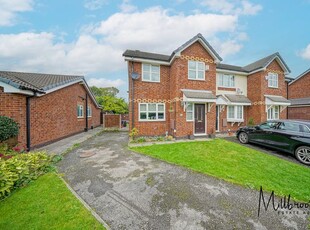 Semi-detached house to rent in Redpoll Close, Worsley, Manchester M28