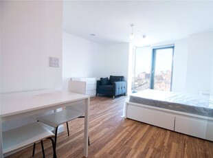 Studio to rent in The Tower, 19 Plaza Boulevard, Liverpool L8