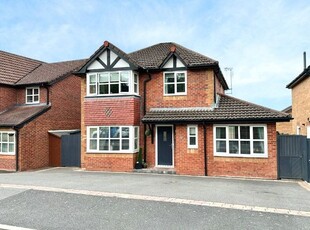 Detached house for sale in Rhodfa Tegid, New Broughton, Wrexham LL11