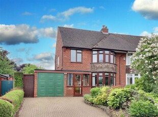 Semi-detached house for sale in Christchurch Lane, Lichfield WS13