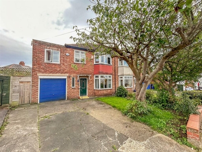 4 bedroom semi-detached house for sale in Mitcham Crescent, Newcastle Upon Tyne, NE7