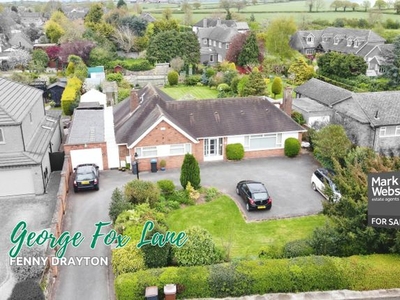 Detached bungalow for sale in George Fox Lane, Fenny Drayton, Nuneaton CV13