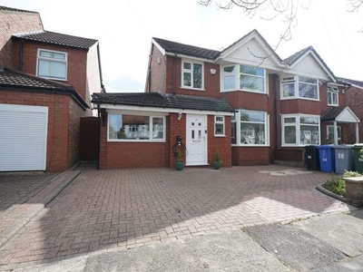 Semi-detached house for sale in Canterbury Road, Manchester M41