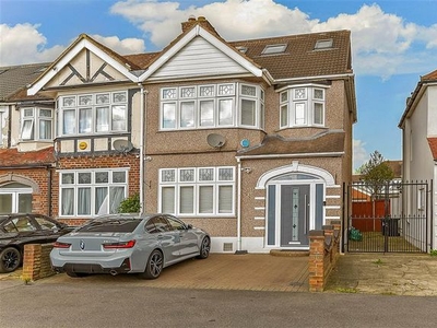 Semi-detached house for sale in Eccleston Crescent, Romford, Essex RM6