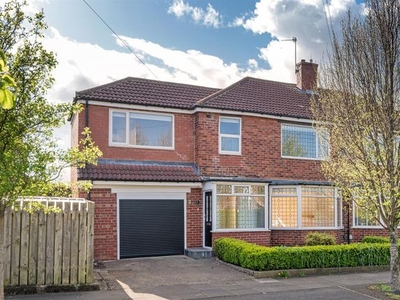 Semi-detached house for sale in Grasmere Place, Gosforth, Newcastle Upon Tyne NE3