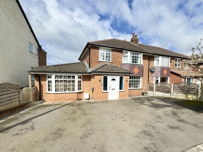Semi-detached house for sale in Shrigley Road North, Poynton, Stockport SK12