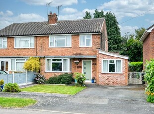 Semi-detached house for sale in Oakleigh Avenue, Hallow, Worcester WR2
