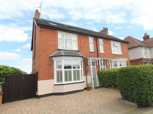 Semi-detached house for sale in Lutterworth Road, Blaby, Leicester LE8