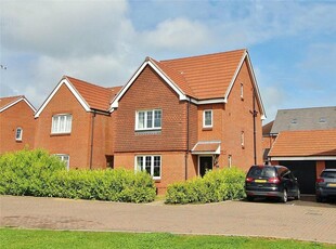 4 bedroom detached house for sale in Teasel Drive, Durrington, Worthing, West Sussex, BN13