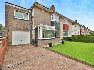 3 bedroom semi-detached house for sale in Hathersage Avenue, Baillieston, Glasgow, G69