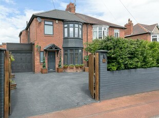 3 bedroom semi-detached house for sale in Southwood Gardens, Kenton, Newcastle upon Tyne, NE3