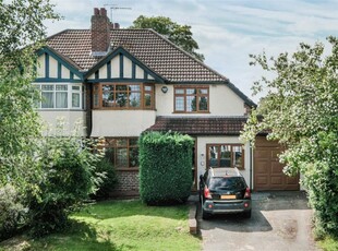 4 bedroom semi-detached house for sale in Shirley Road, Hall Green, Birmingham, B28 9LE, B28