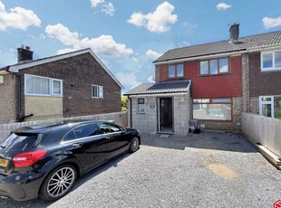 Semi-detached house for sale in Crawford Close, Beddau, Pontypridd, Rhondda Cynon Taff. CF38