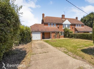 Semi-detached house to rent in New Cottages, Tonge Corner, Sittingbourne, Kent ME9