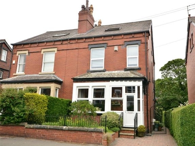 Semi-detached house for sale in Gledhow Wood Avenue, Roundhay, Leeds LS8