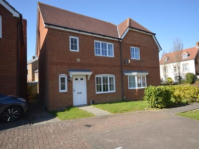 Semi-detached house to rent in Violet Way, Kingsnorth, Ashford TN23