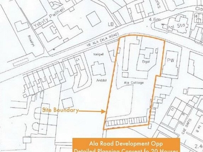 Land for sale in Ala Road, Pwllheli LL53