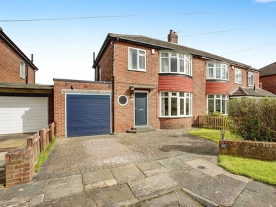 Semi-detached house for sale in Beverley Close, Gosforth, Newcastle Upon Tyne NE3