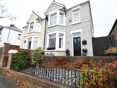 Semi-detached house for sale in Tynewydd Road, Barry CF62