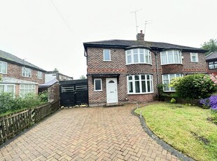 Semi-detached house to rent in Avalon Drive, Manchester M20