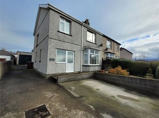 Semi-detached house for sale in Ael Y Garth, Caernarfon, Gwynedd LL55
