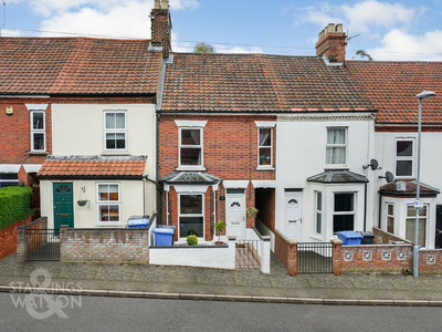 2 bedroom terraced house for sale in Florence Road, Norwich, NR1