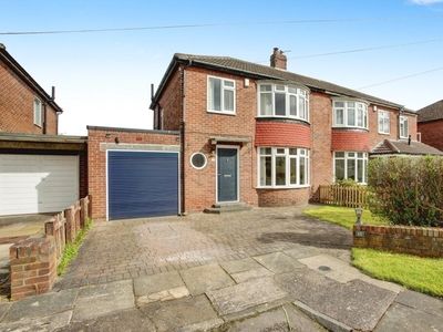 3 bedroom semi-detached house for sale in Beverley Close, Newcastle Upon Tyne, NE3