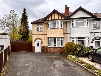 3 bedroom semi-detached house for sale in Knipersley Road, Sutton Coldfield, B73 5JT, B73