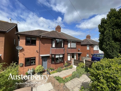 3 bedroom semi-detached house for sale in Sutherland Avenue, Dresden, Stoke-On-Trent, ST3