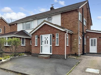 Semi-detached house for sale in High Leys Drive, Oadby, Leicester, Leicestershire LE2