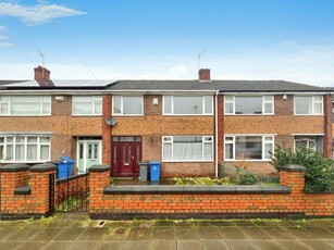 3 bedroom terraced house for sale in Cresswell Road, Stoke-on-Trent, Staffordshire, ST1